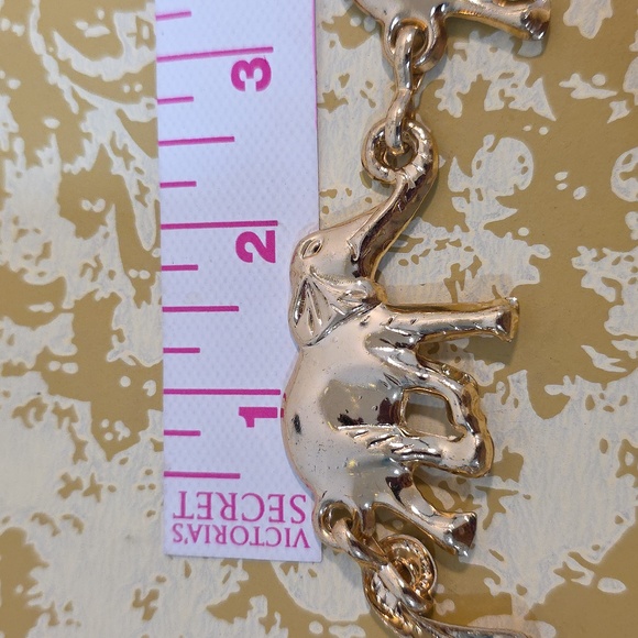 Vintage Gold Elephant Chain Belt 46" Long - Picture 8 of 9